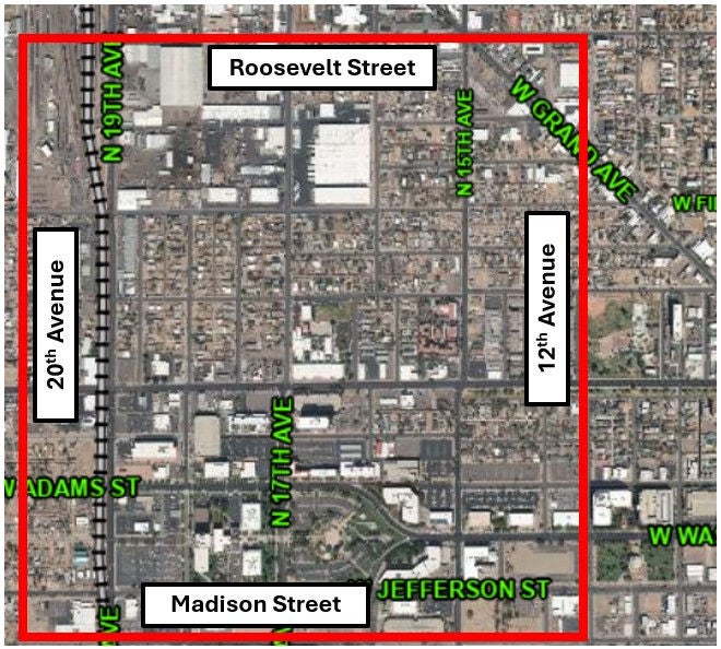 Map of Capitol North Neighborhoods area