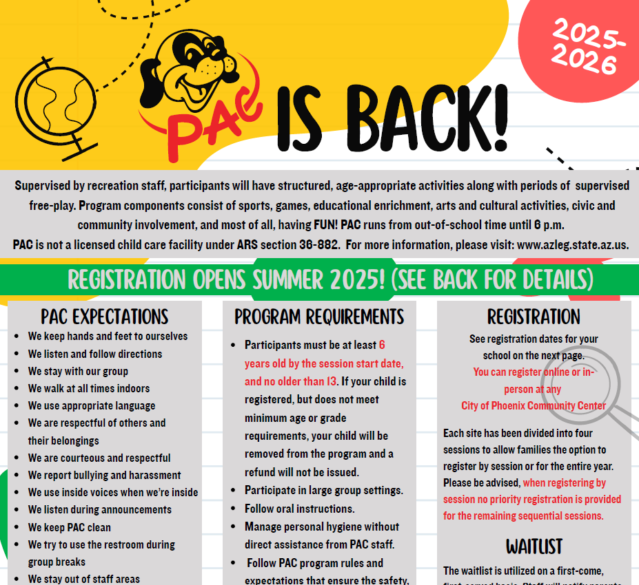 pac flyer