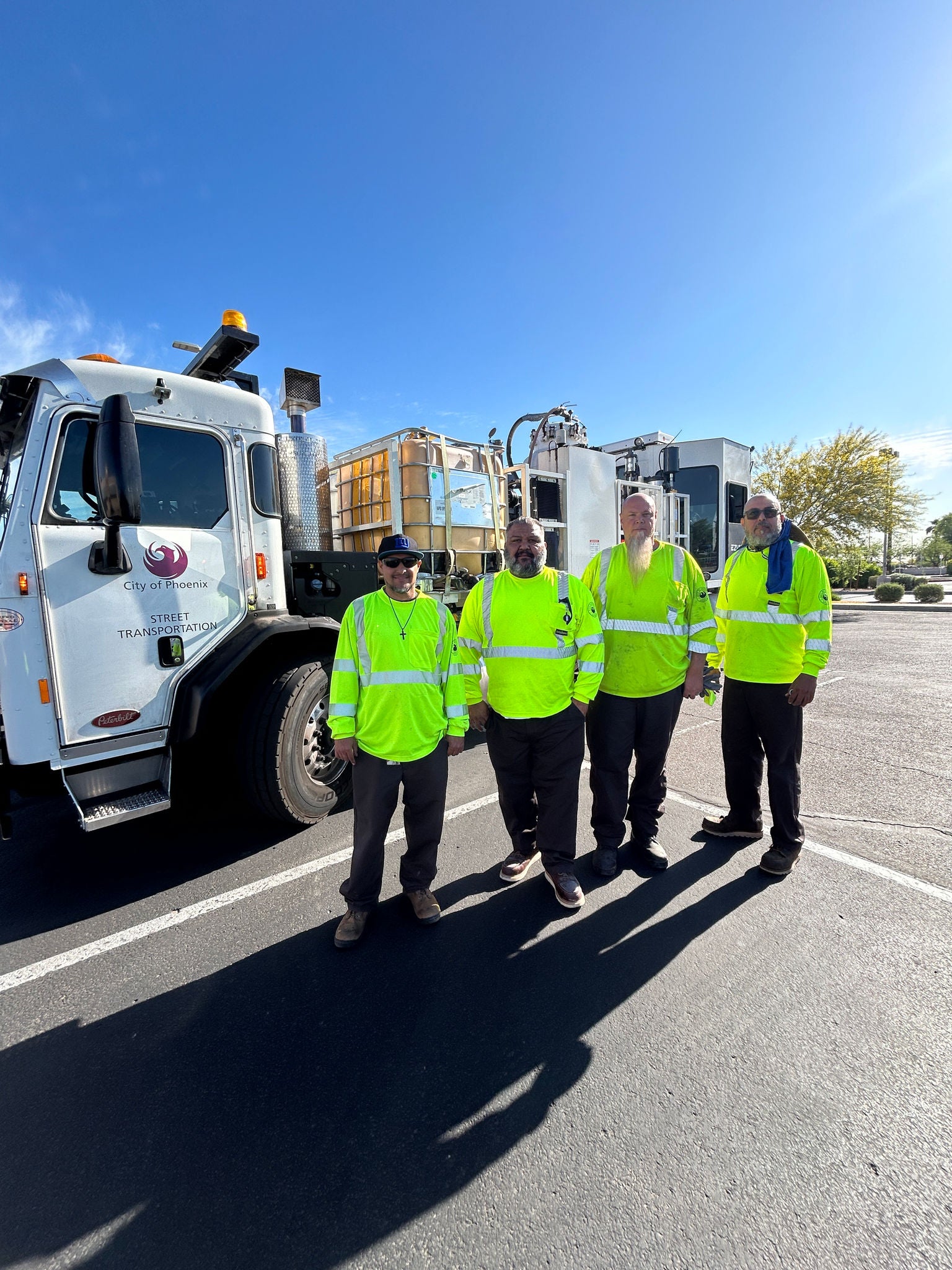 Streets Striping crew out and about!