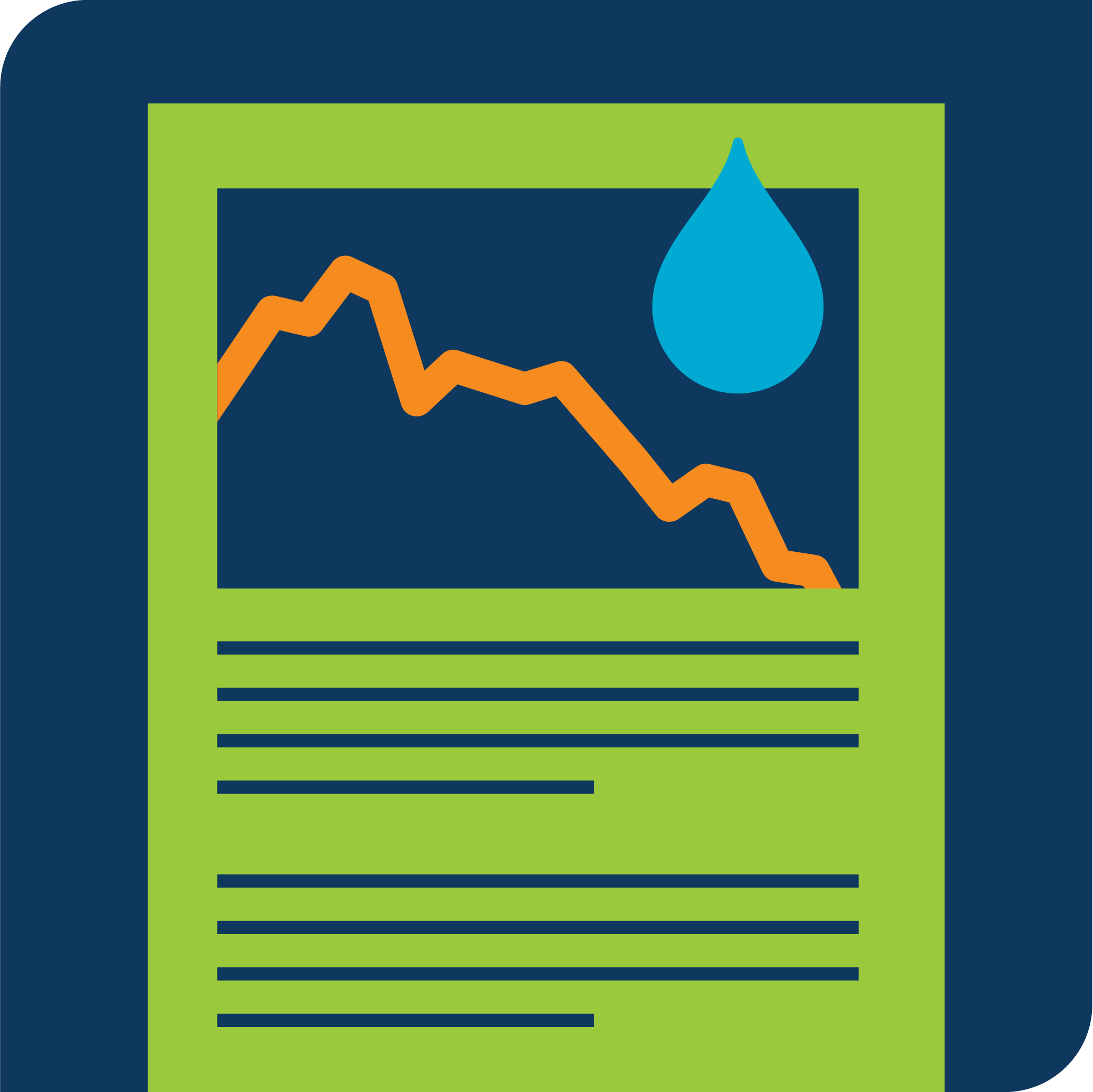 Water Usage Chart Graphic 