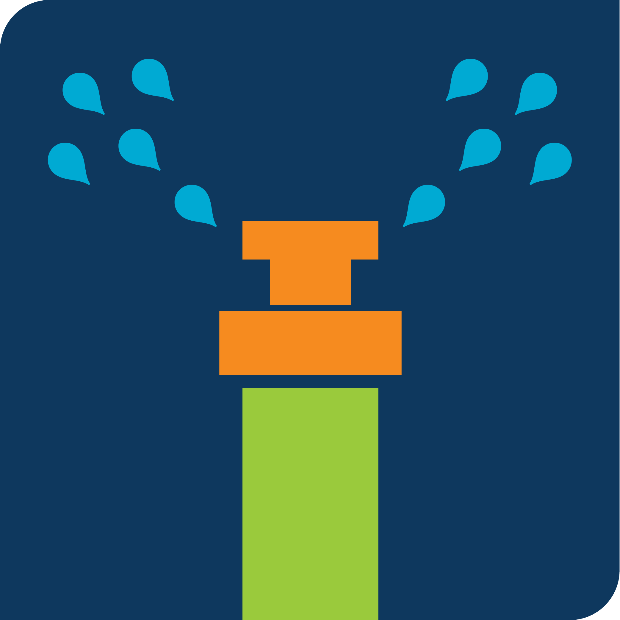 Sprinkler Icon Graphic 