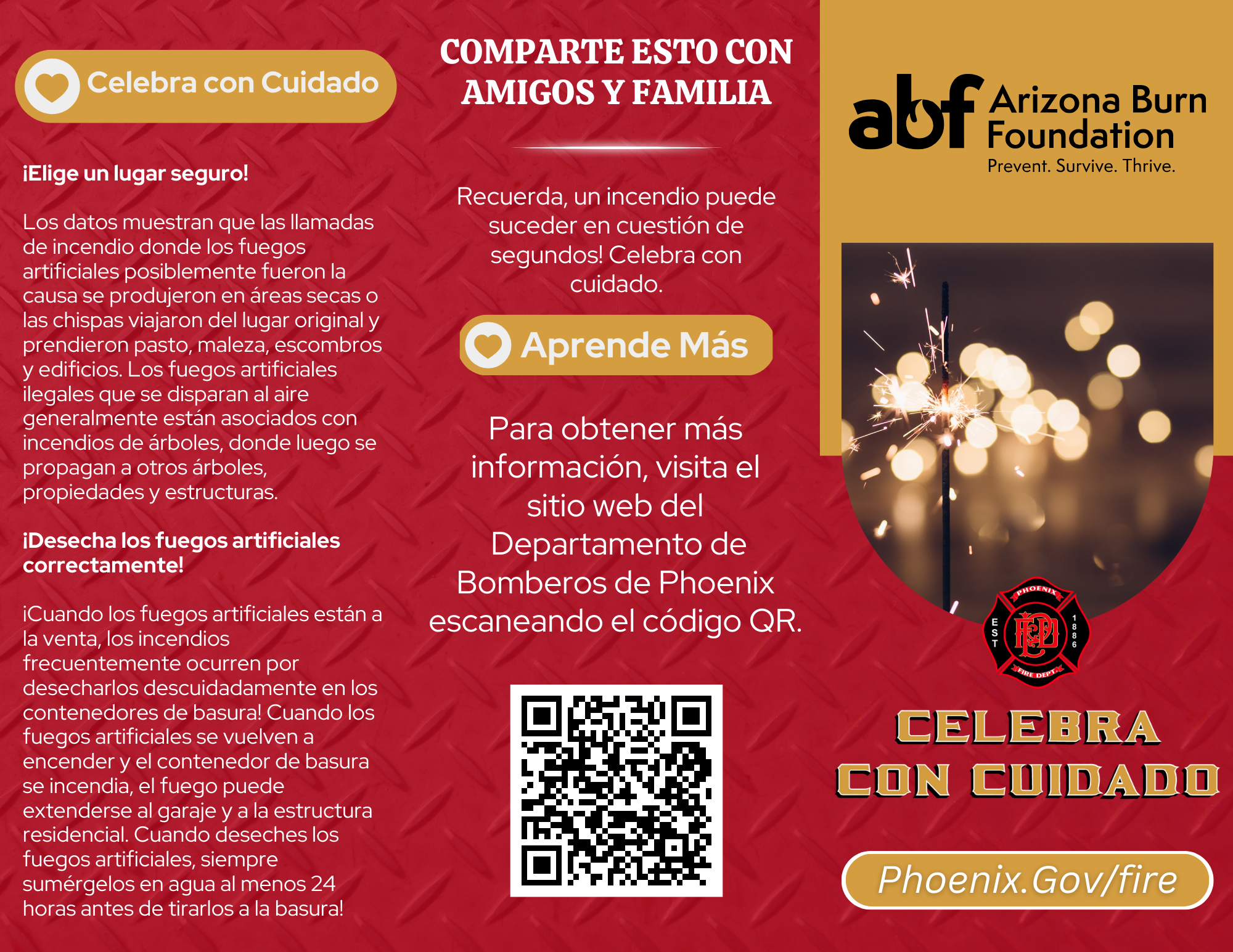 SPANISH: Celebrate Safely Brochure - 1