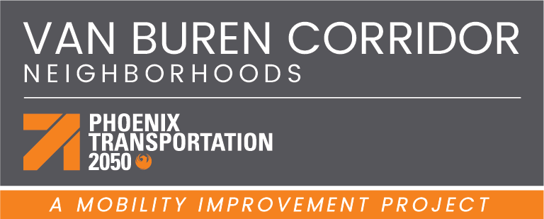 Logo for T2050 Mobility Study for Van Buren Corridor Neighborhoods