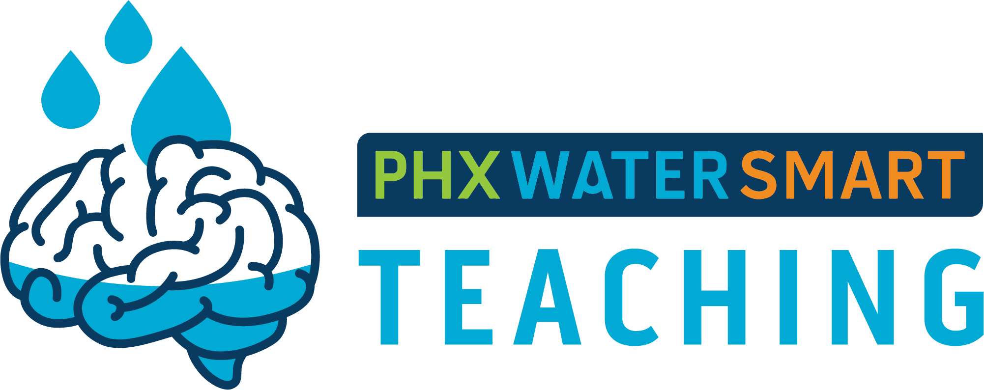 PHX Water Smart Teaching Logo (wide version)