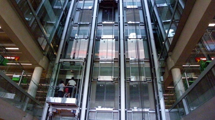View of Phoenix Public Library from the first floor.