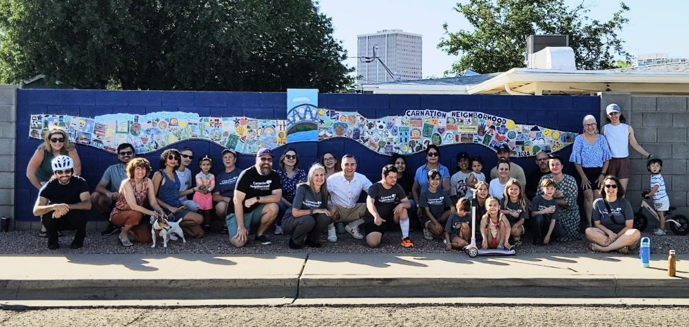 Carnation Association of Neighbors - Mosaic Mural