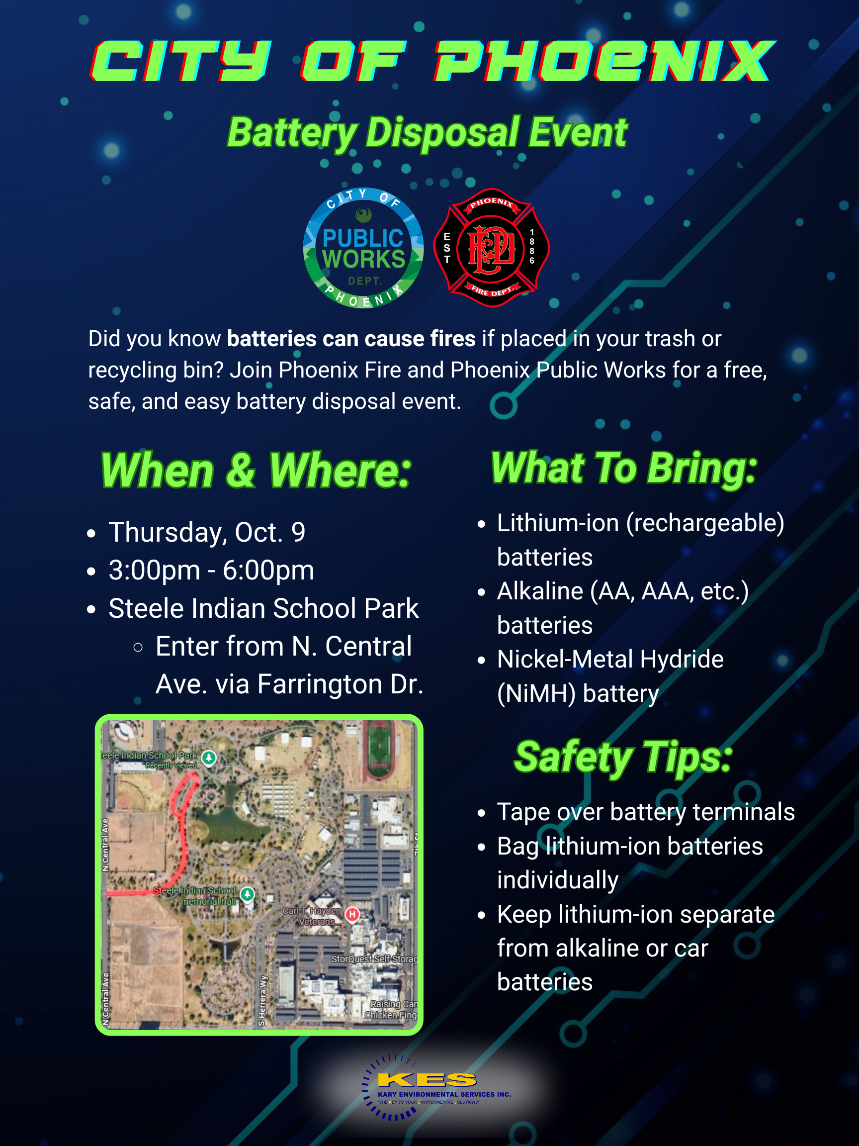 Battery Safety Event Flyer - 1