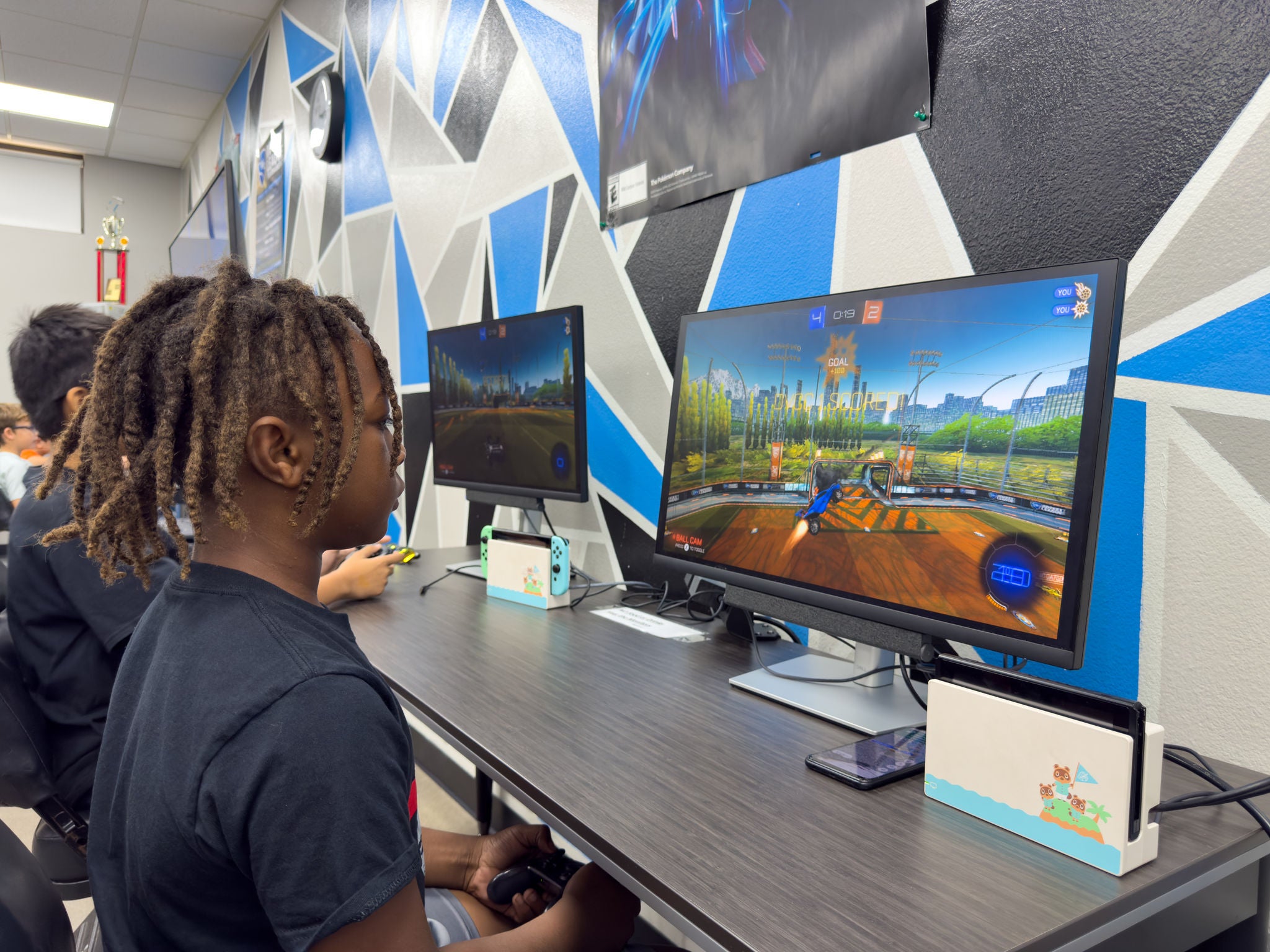 Children playing online games