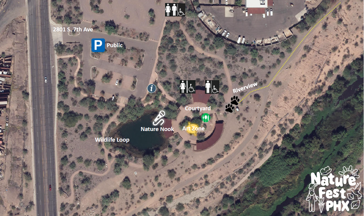 Map of Nature Fest Phx