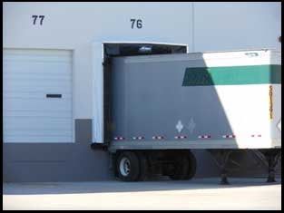 Example of a clean and drained loading dock