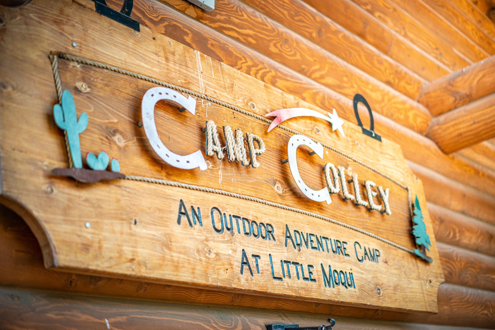Photo of Camp Colley sign
