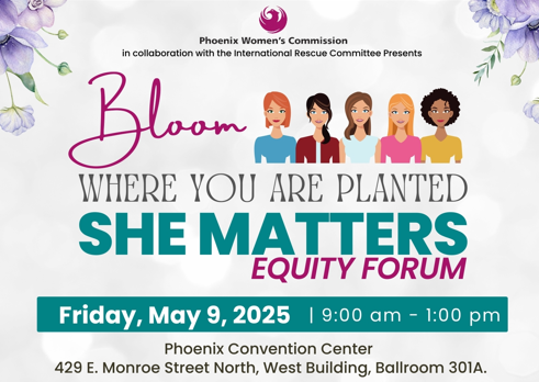She Matters Equity Forum Flyer