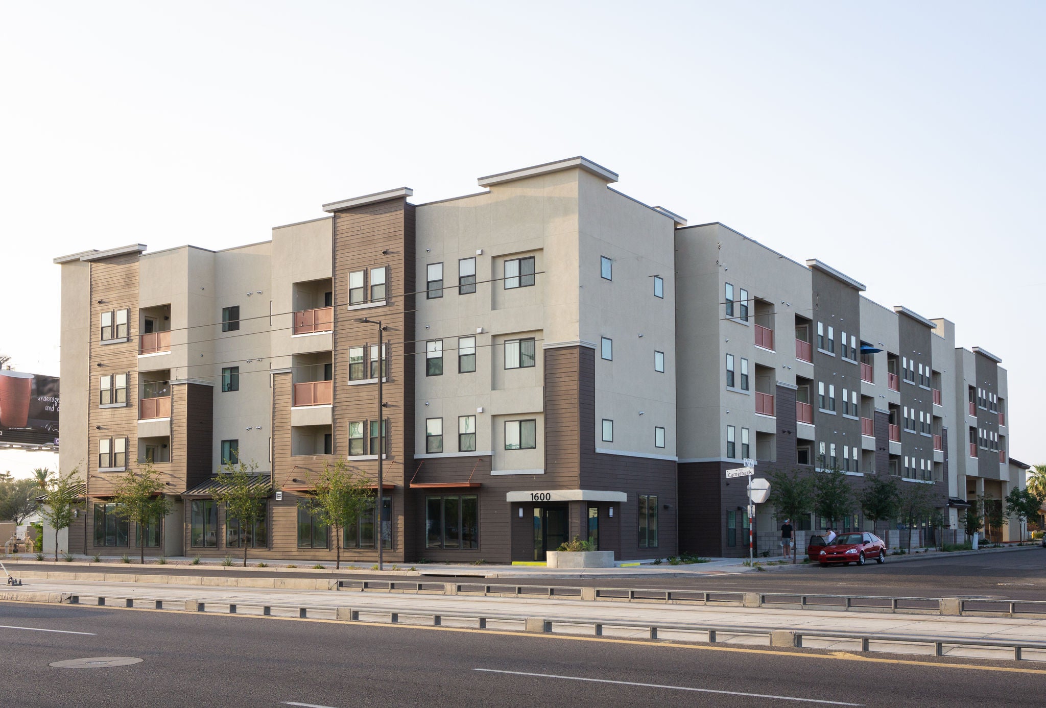 Photo of the front of the Revello Building