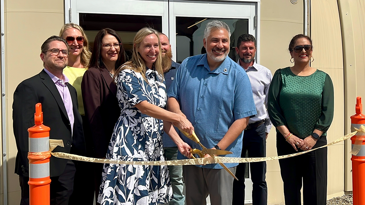 Ribbon cutting celebrating the opening of the Phoenix Navigation Center