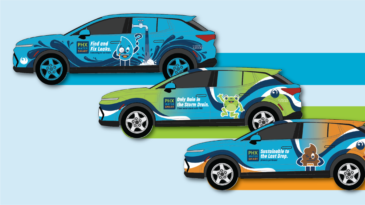 WSD Wrapped Meter Reading Vehicles  